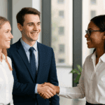 Jeune ingénieur réussissant ses premiers pas en entreprise